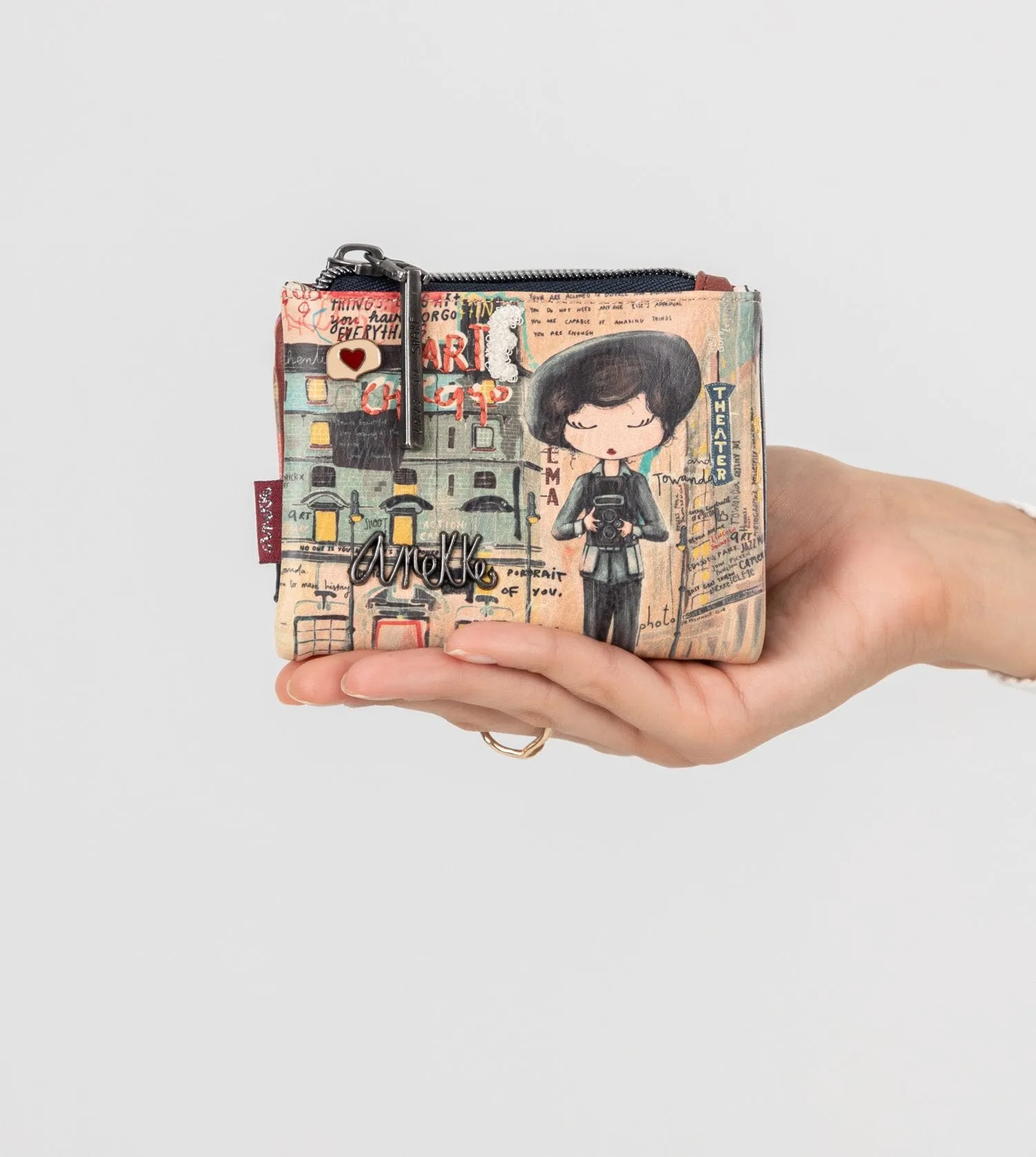 City Art small flexible wallet