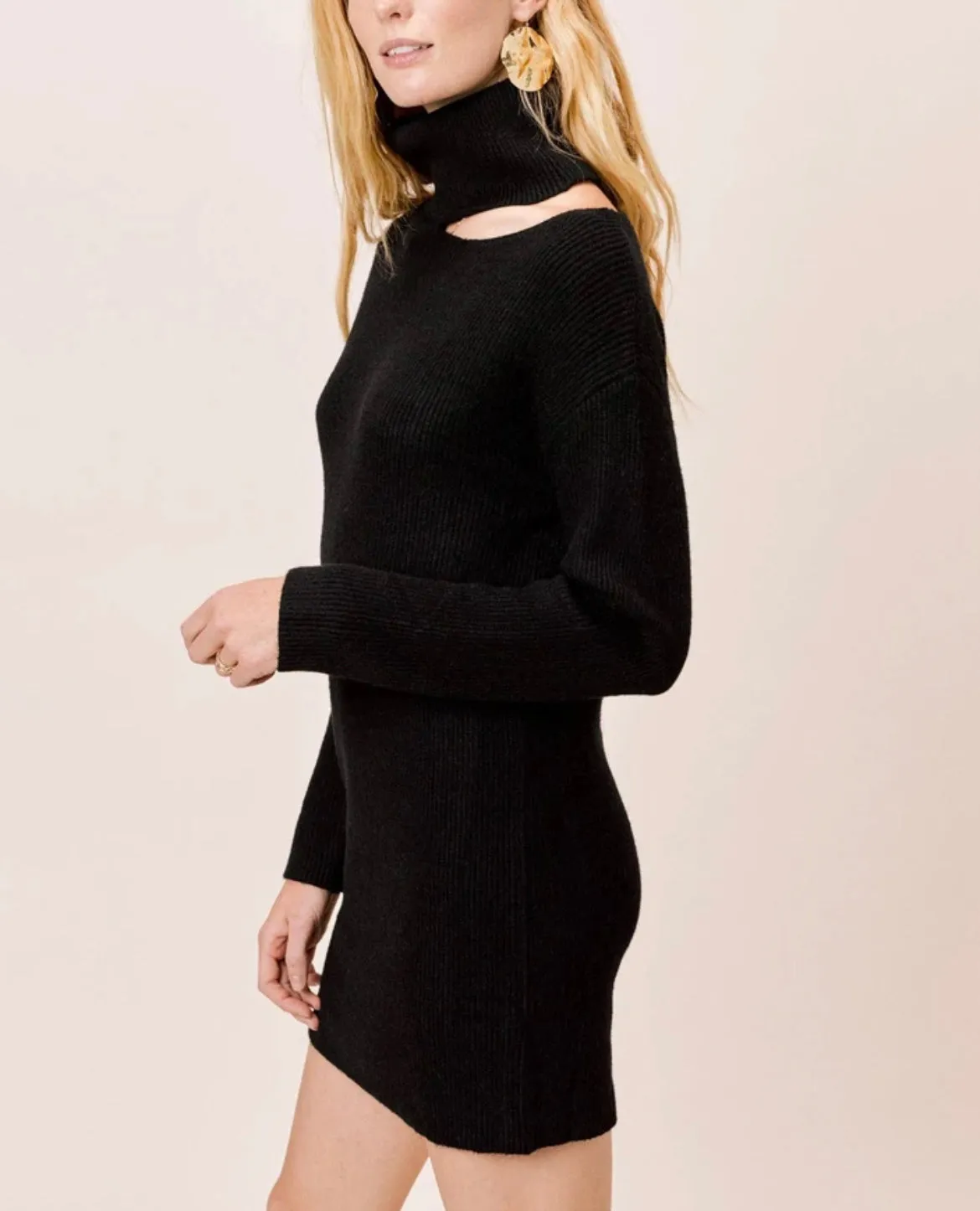 Claire Cut-Out Sweater Dress