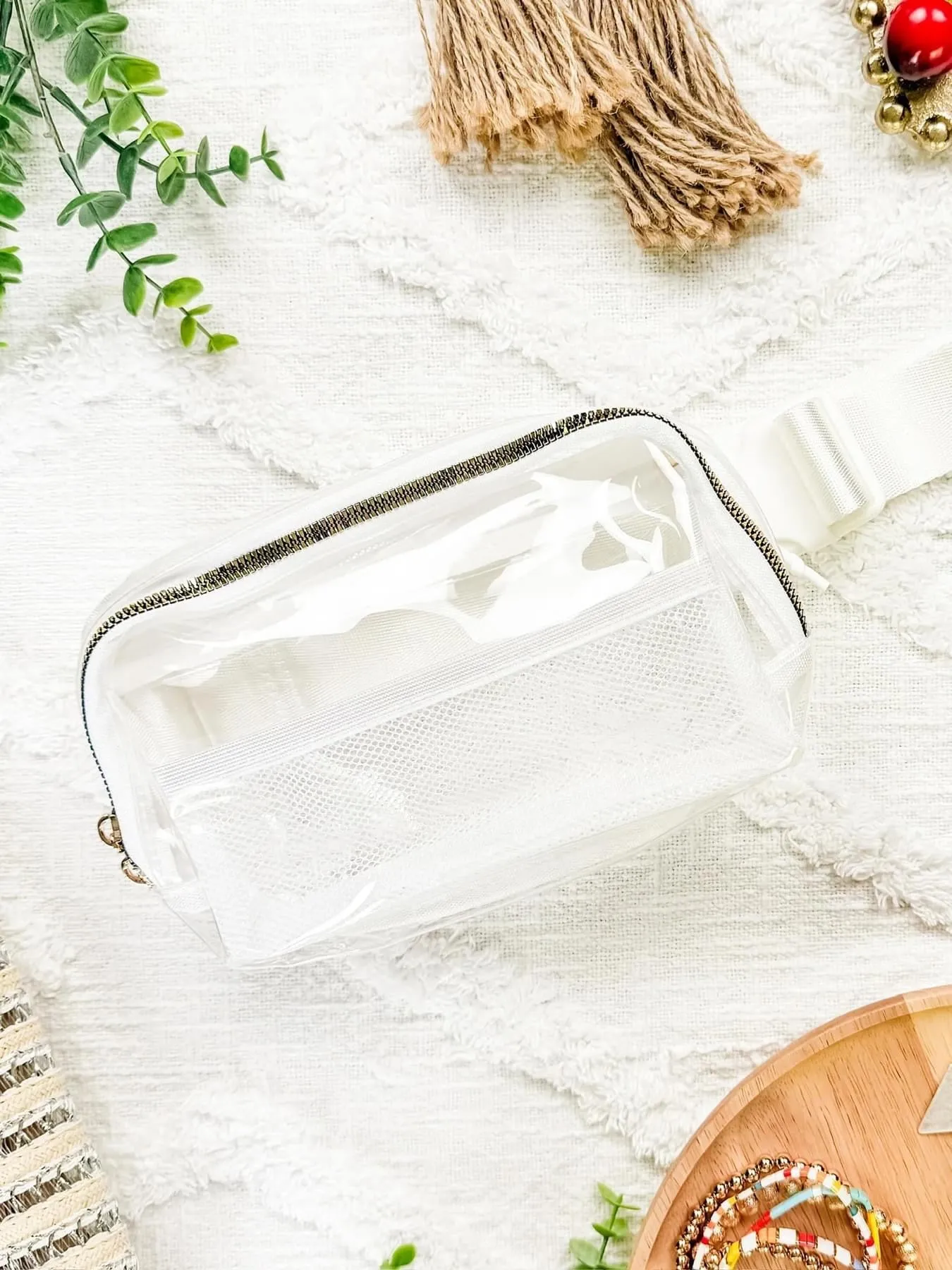 Clear Bag - White