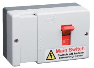 Click DB700 80A Fused Main Switch (80A HRC Fuse Fitted)