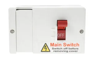 Click DB701 80A Fused Main Switch (80A HRC Fuse Fitted) - Lockable