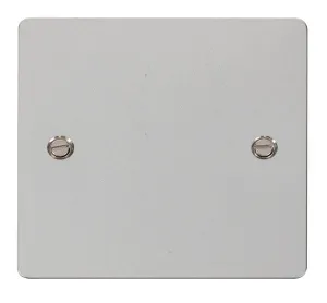 Click Define FPCH060 Flat Plate 1-Gang Blank Plate - Polished Chrome