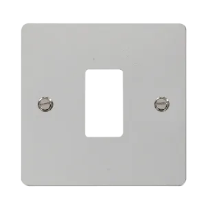 Click Define FPCH20401 1 Gang GridPro Frontplate - Polished Chrome