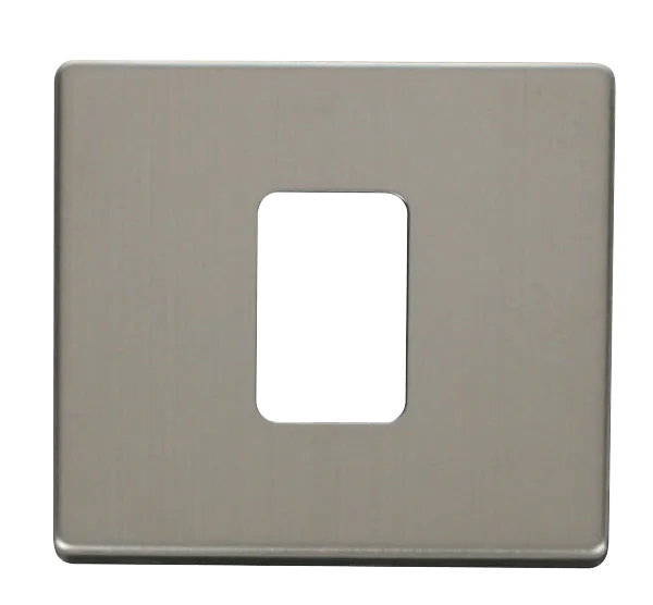 Click Definity SCP200SS 45A 1 Gang Plate Switch Cover Plate - Stainless Steel