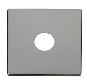 Click Definity SCP221CH 1 Gang Toggle Switch Cover Plate - Polished Chrome