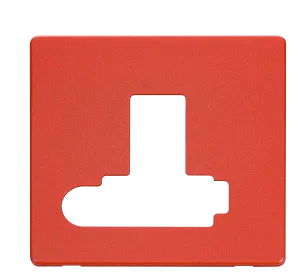 Click Definity SCP351RD 13A Fuse Switched Conn. Unit with Flex Outlet (Lockable) Cover Plate - Red
