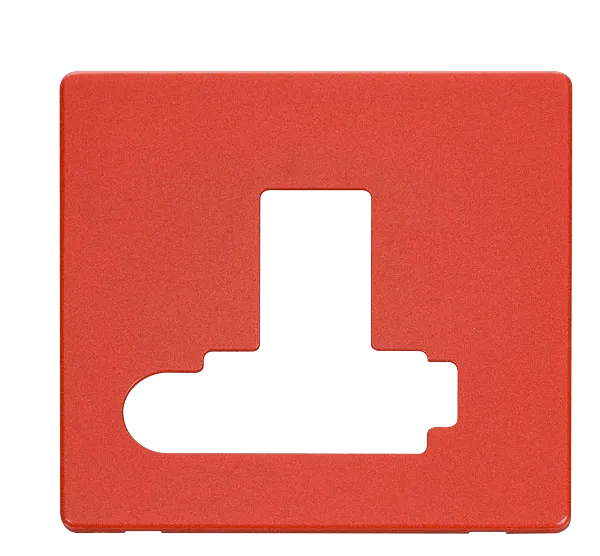 Click Definity SCP351RD 13A Fuse Switched Conn. Unit with Flex Outlet (Lockable) Cover Plate - Red