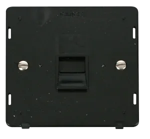 Click Definity SIN120BK Single Telephone Socket - Master Insert - Black