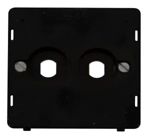 Click Definity SIN142PL 2 Gang Single Dimmer Plate Insert