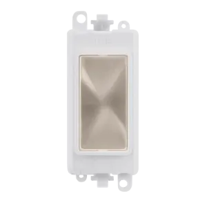 Click GridPro GM2008PWBS Blank Module - Brushed Stainless (Polar White)