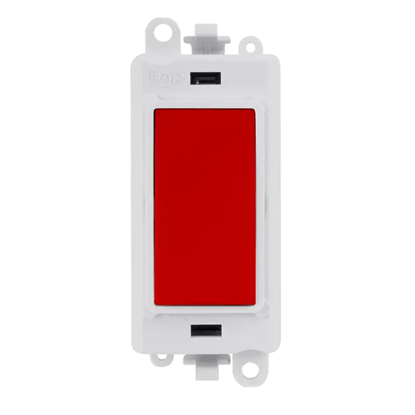 Click GridPro GM2028PWRD 20AX Intermediate Switch Module - Red (Polar White)