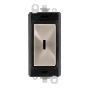 Click GridPro GM2029BKBS 20AX Intermediate Keyswitch Module - Brushed Stainless (Black)