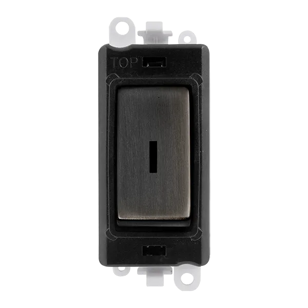Click GridPro GM2029BKBZ 20AX Intermediate Keyswitch Module - Metal Matt Bronze (Black)