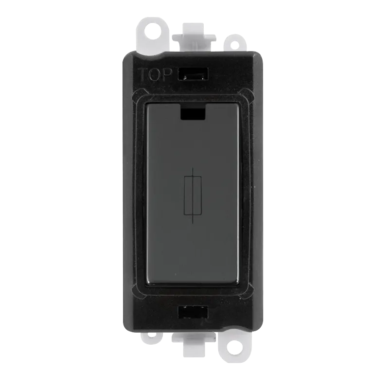 Click GridPro GM2047BKBN 13A Fused Module - Black Nickel (Black)