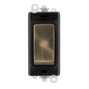 Click GridPro GM2070BKAB 20AX 3 Position Switch Module - Antique Brass (Black)