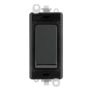 Click GridPro GM2070BKBN 20AX 3 Position Switch Module - Black Nickel (Black)