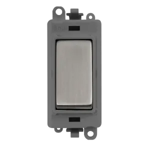 Click GridPro GM2070GYSS 20AX 3 Position Switch Module - Stainless Steel (Grey)