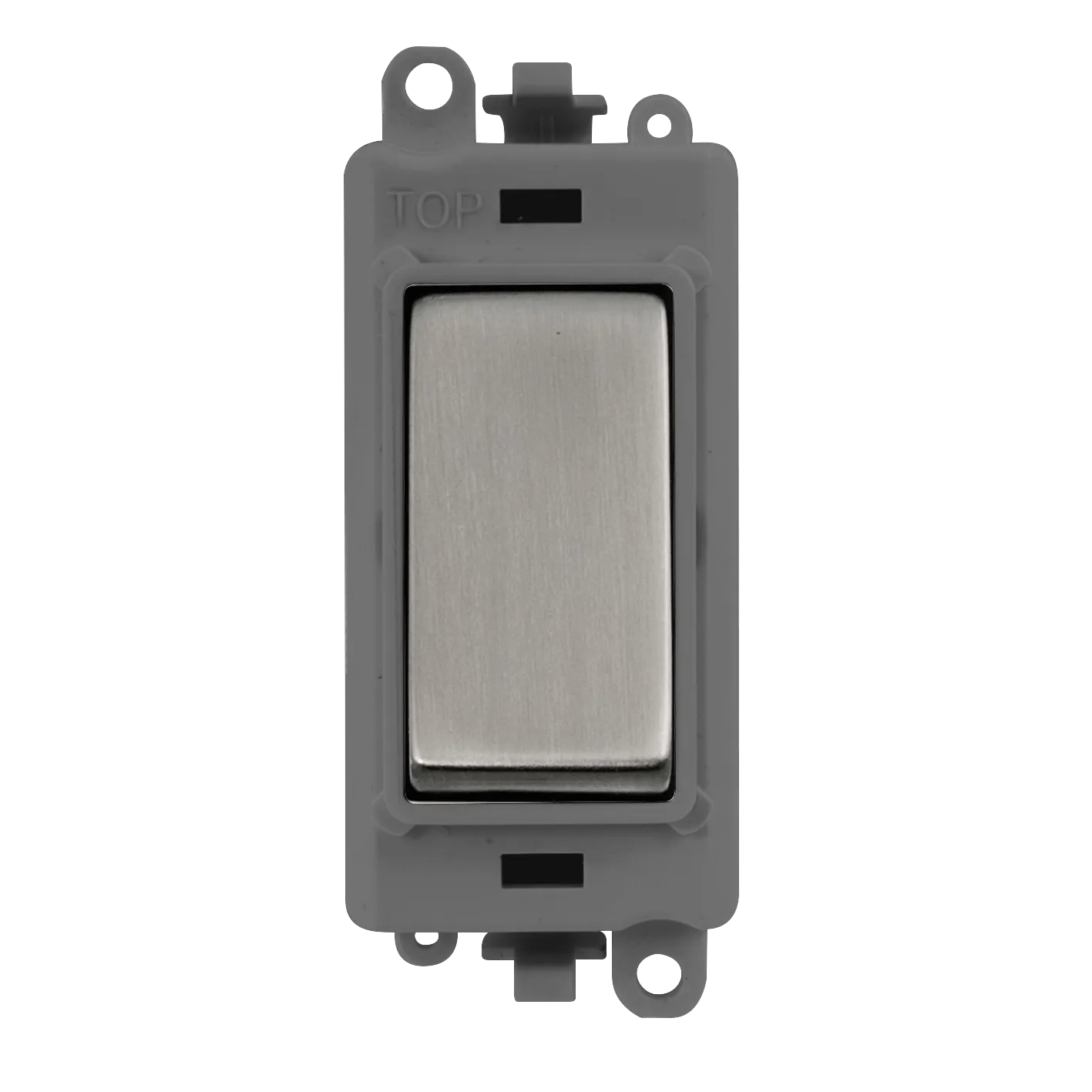 Click GridPro GM2070GYSS 20AX 3 Position Switch Module - Stainless Steel (Grey)