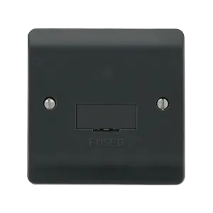 Click Mode CMA650AG Part M 13A Fused Connection Unit - Anthracite Grey