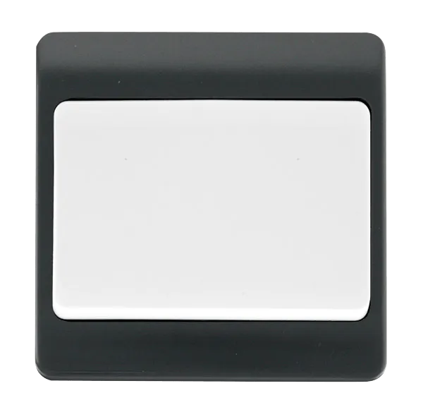 Click Mode CMA825AG Part M 10AX 1 Gang Wide Rocker Intermediate Switch - Anthracite Grey