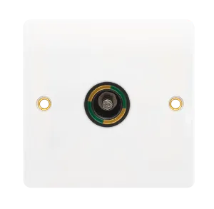Click Mode CMAECP1 White Moulded 1 Gang Earth Connection Point