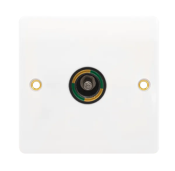 Click Mode CMAECP1 White Moulded 1 Gang Earth Connection Point