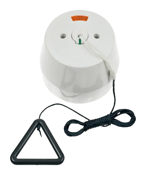 Click Mode PRW213AG Part M 50A DP Pull-Cord Switch with Pattress & Grey Bangle