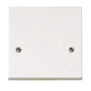Click Polar PRW215 White Moulded 45A Cooker Outlet Plate