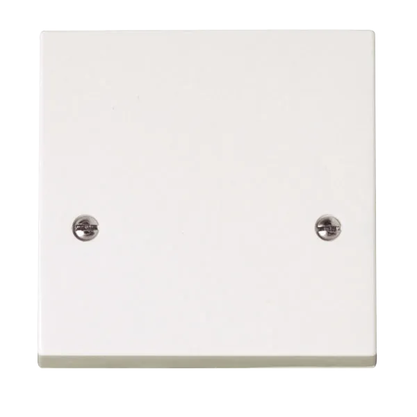 Click Polar PRW215 White Moulded 45A Cooker Outlet Plate