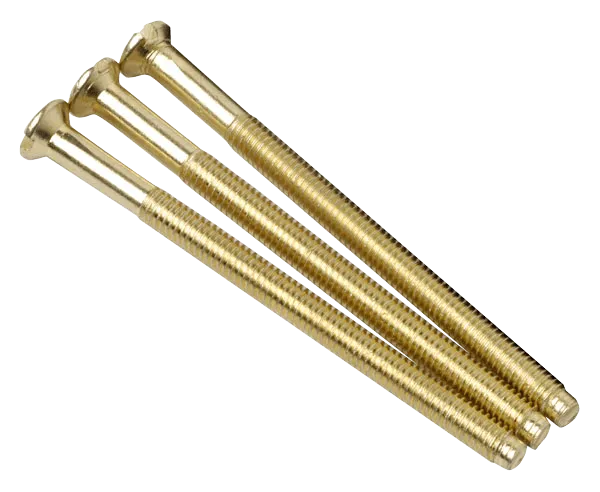 Click SP650BR Standard 3.5mm Dia 50mm Long Screws (Bag 100) - Brass