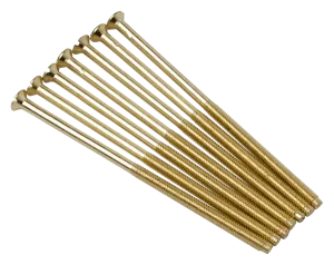 Click SP675BR Standard 3.5mm Dia. 75mm Long Screws (Bag 100) - Brass