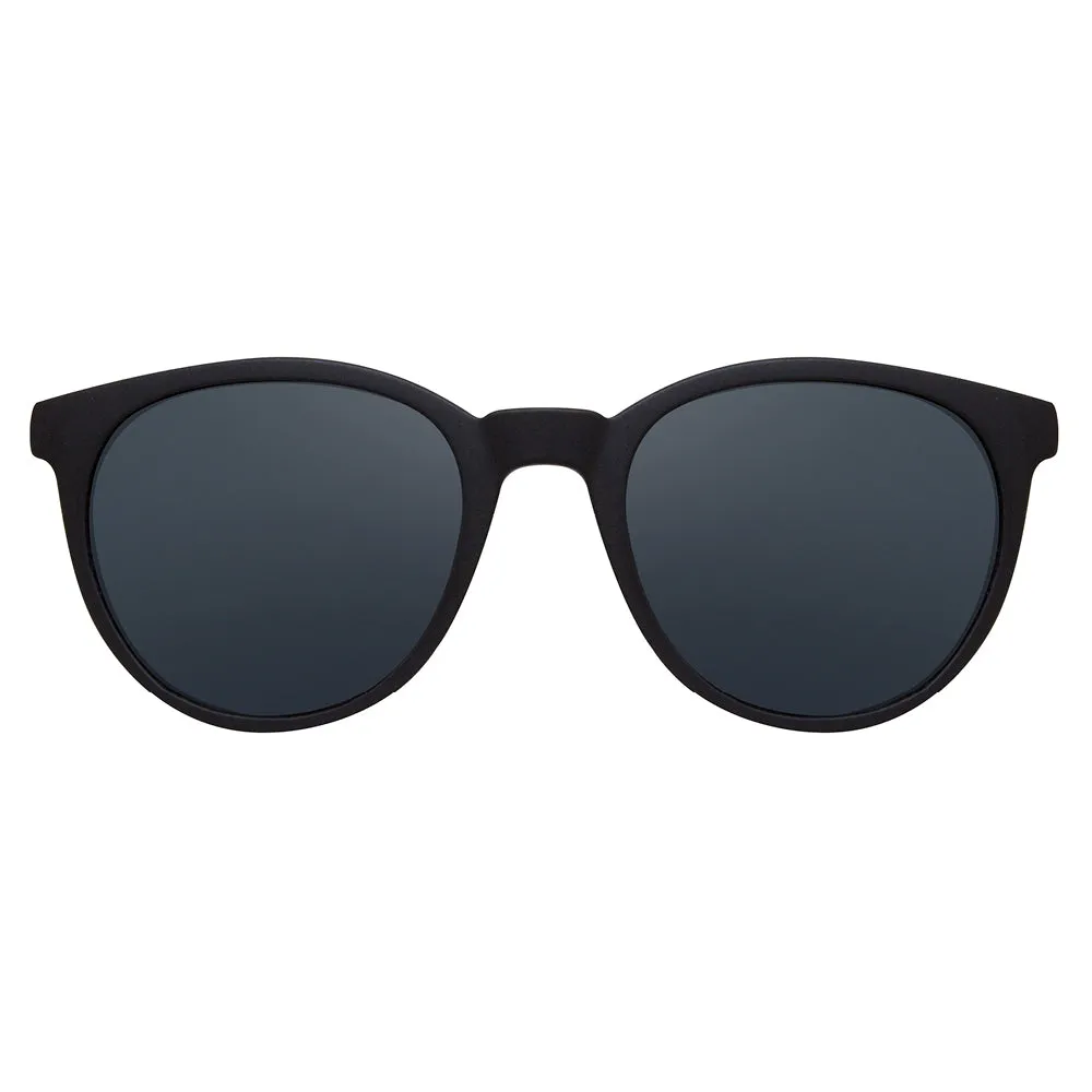 Clip On para Óculos de Grau HB Switch 0253 Matte Black/ Polarized Gray - 4,9 cm