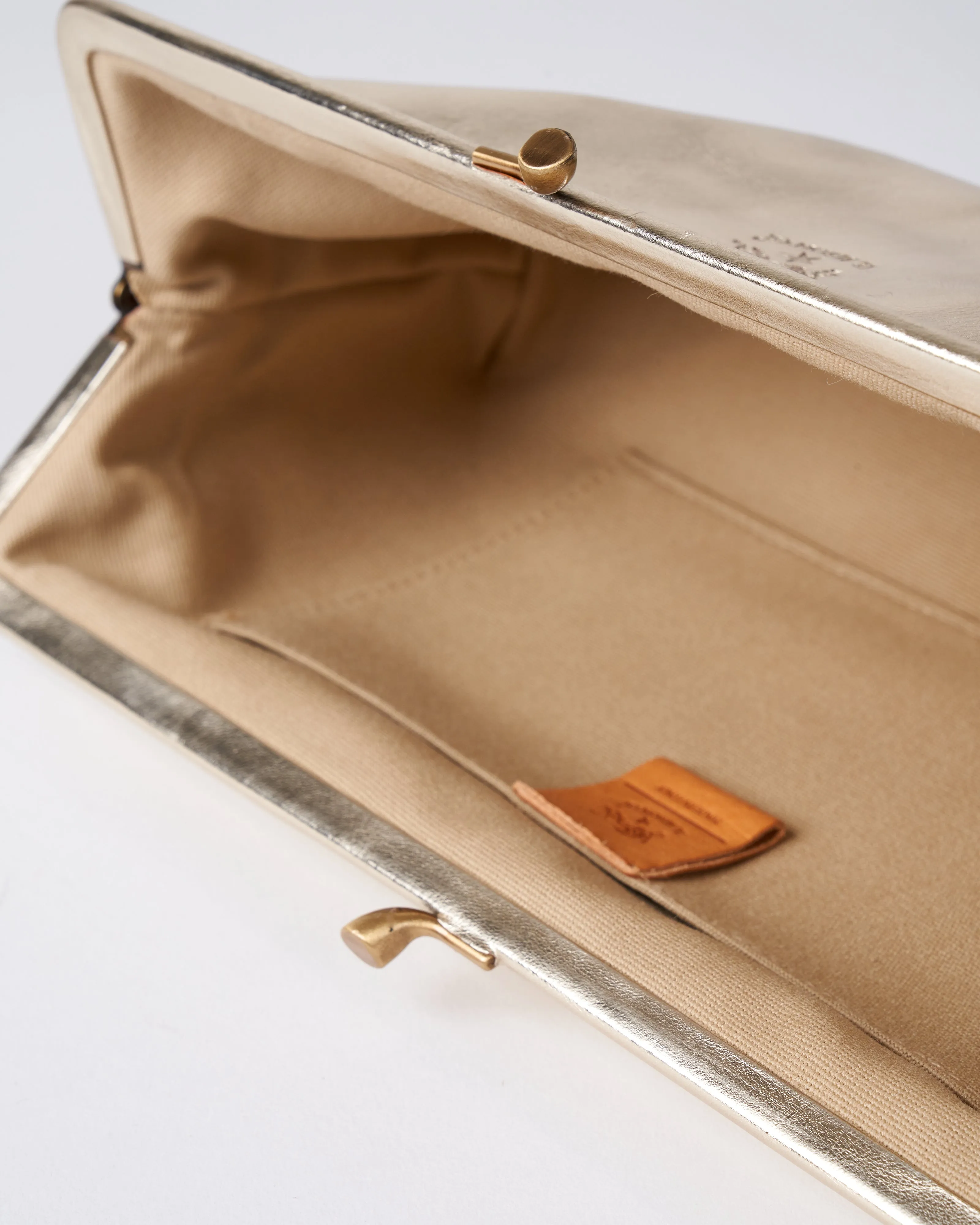 clutch bag classic - platino