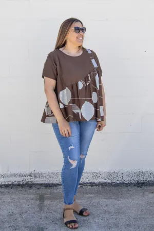 Cocoa - Geo Frill Tee