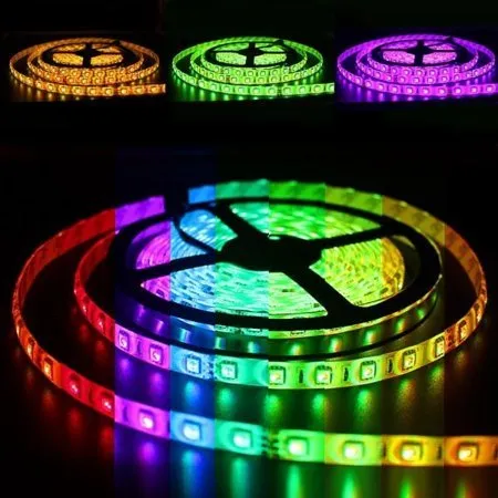 Color Changing LED Strip with Remote Control (5 meters)