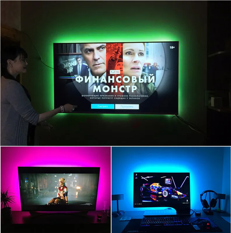 Color Changing LED Strip with Remote Control (5 meters)