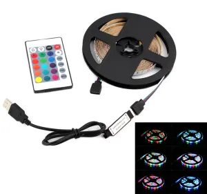 Color Changing LED Strip with Remote Control (5 meters)