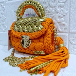 'Comfort' Semi-Metallic; Orange Gold affair! (Midi size)