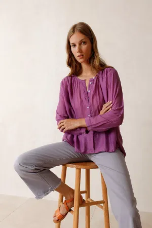 Cotton Shirt Violet