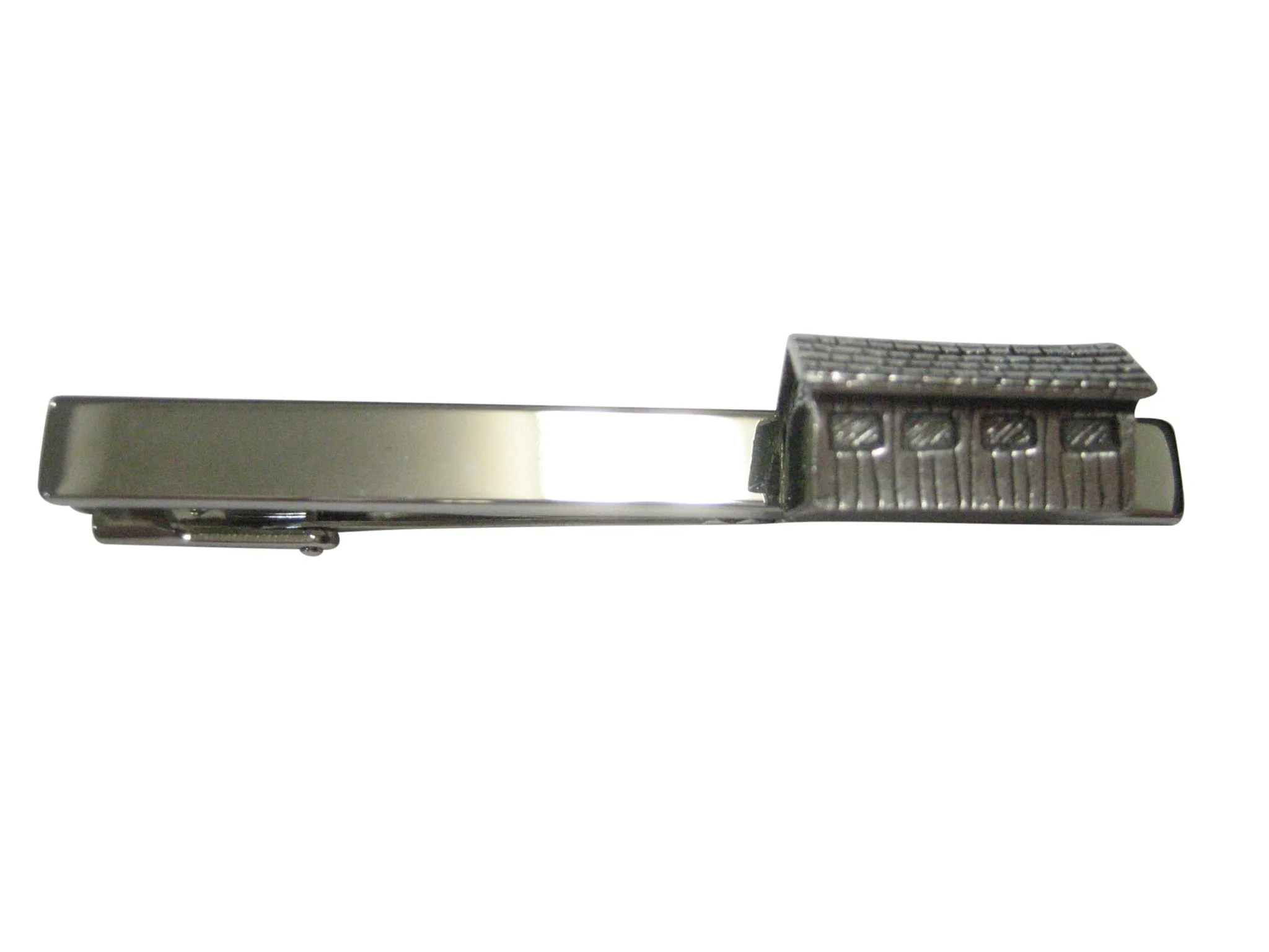 Covered Bridge Building Tie Clip