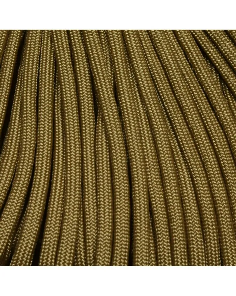 Coyote BROWN Boot Laces *Guaranteed for Life* 550 Paracord Steel Tip