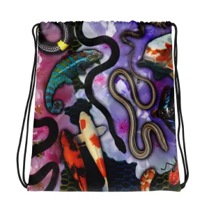 Crawling Creatures Drawstring bag