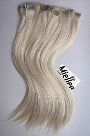 Cream Blonde 8 Piece Clip Ins - Straight Hair