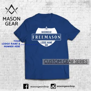 CREST t-shirt design - Print your Lodge name and number