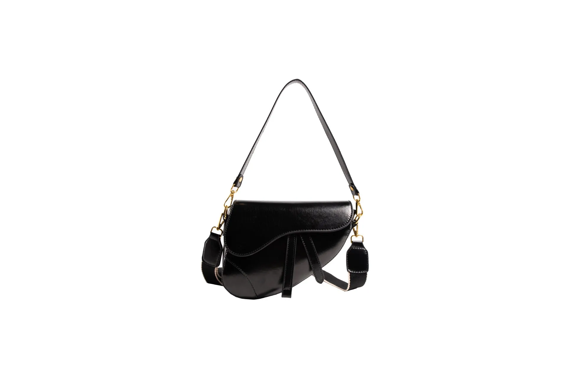 Cross-Border European and American Style Bag for Women 2023 New Summer Fashion Portable Shoulder Bag Glossy Western Style Messenger Bag for Women