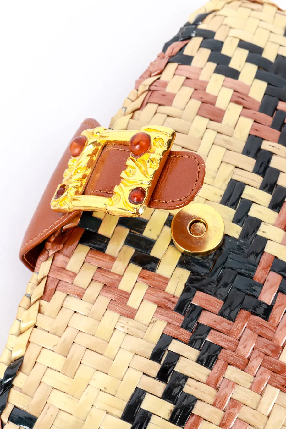 Crosshatch Shoulder Clutch