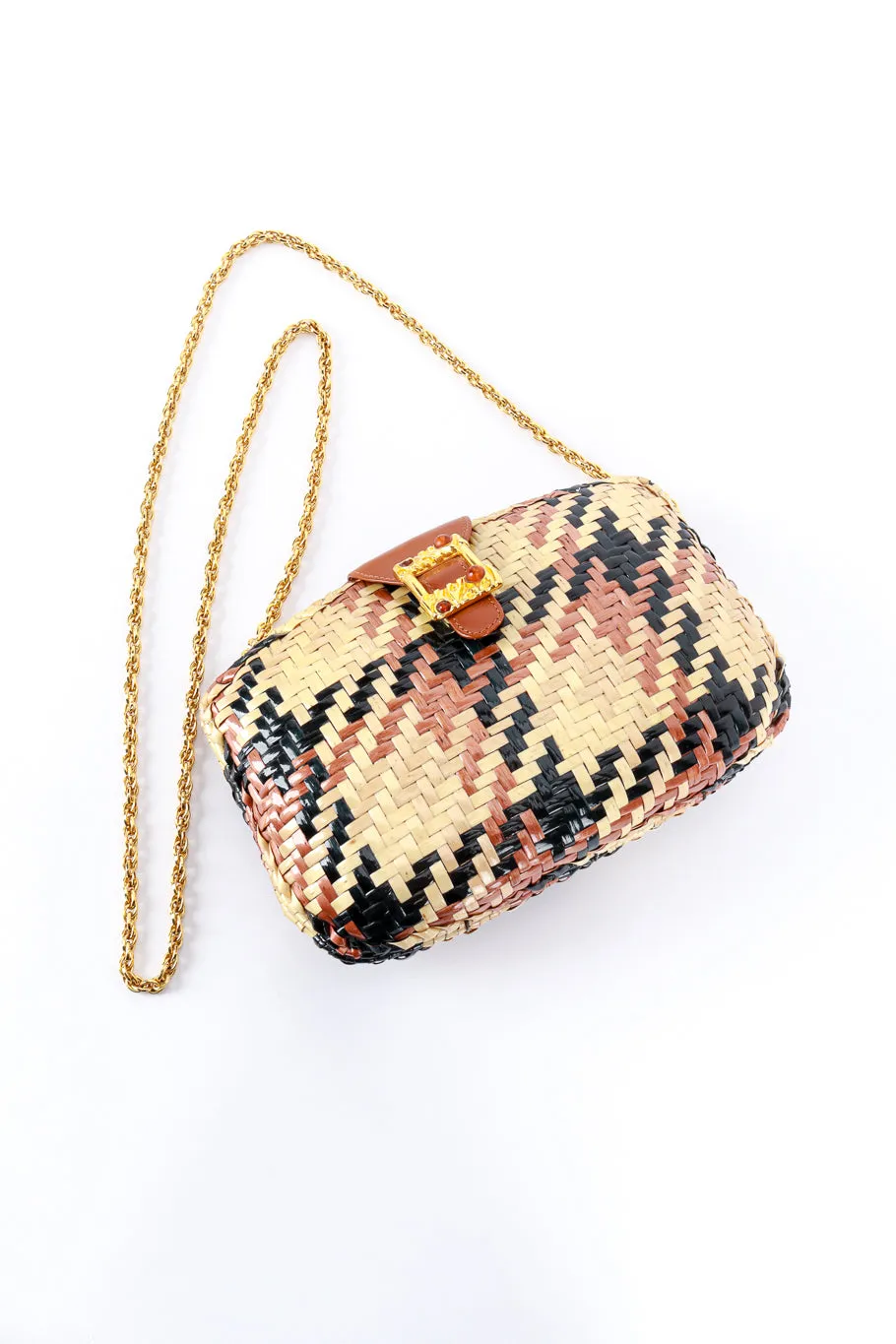 Crosshatch Shoulder Clutch