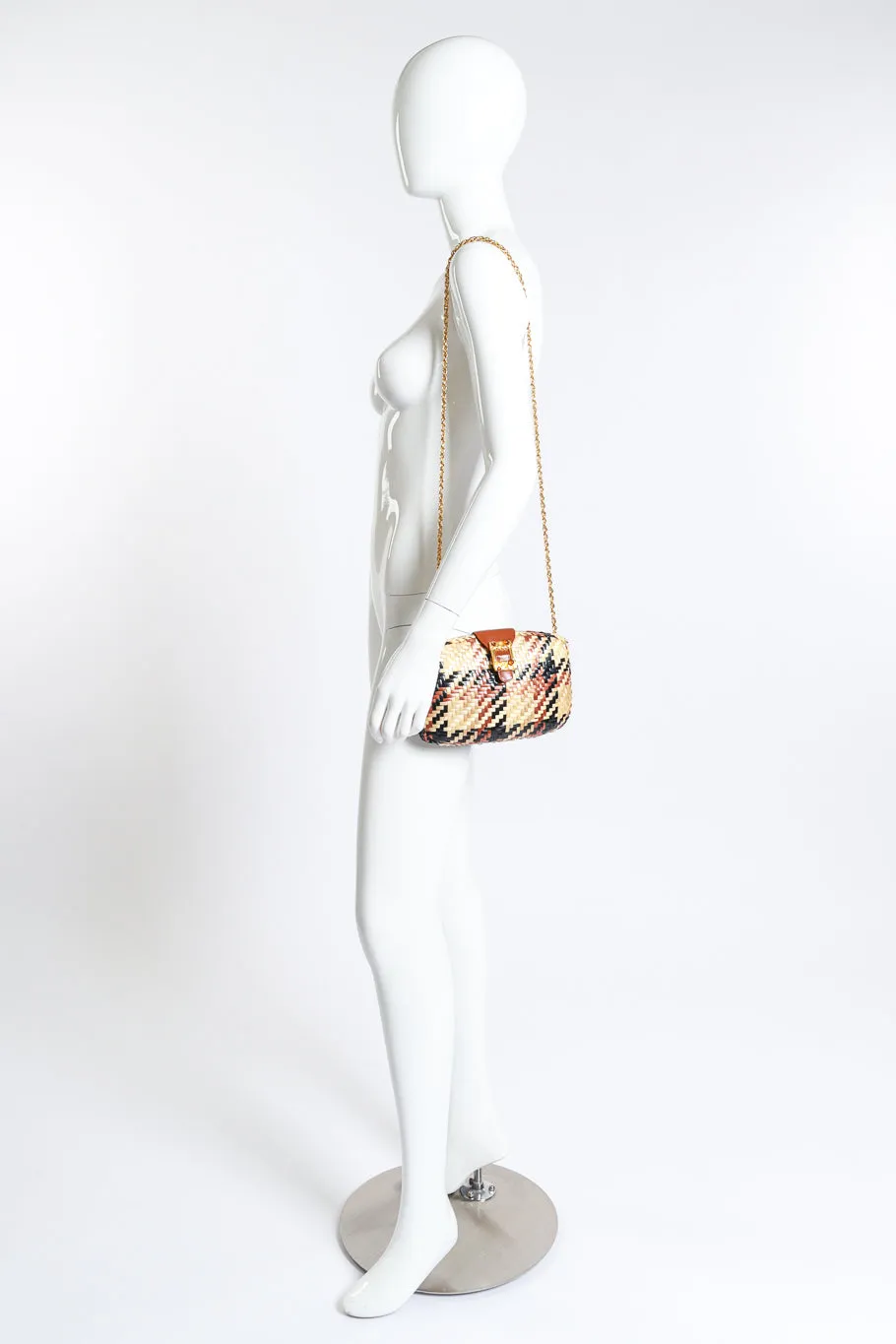 Crosshatch Shoulder Clutch