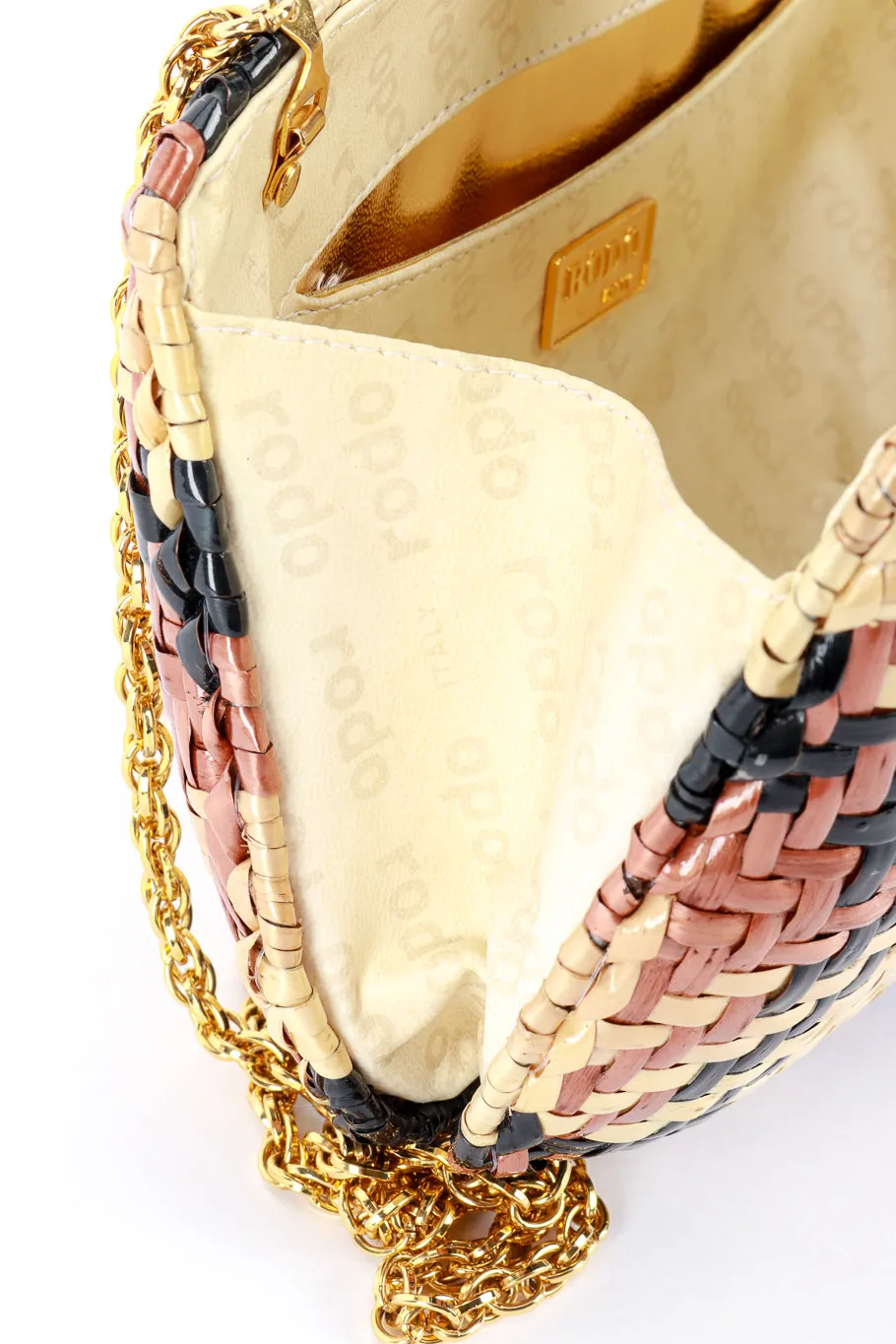 Crosshatch Shoulder Clutch