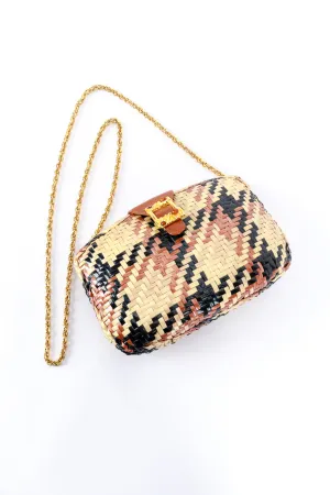 Crosshatch Shoulder Clutch